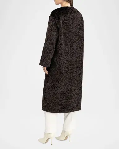 Lyla Grant Fur-Free Textured Faux Shearling Coat | Thumbnail 3 Lyla Grant Fur-Free Textured Faux Shearling Coat | Thumbnail 3