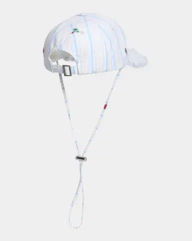 Jacquemus Men's La Casquette Art Vegetable-Embroidered Stripe Baseball Cap | Thumbnail 2 Jacquemus Men's La Casquette Art Vegetable-Embroidered Stripe Baseball Cap | Thumbnail 2