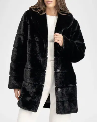 Lyla Grant Fur-Free Quilted Faux Mink Coat | Thumbnail 4 Lyla Grant Fur-Free Quilted Faux Mink Coat | Thumbnail 4