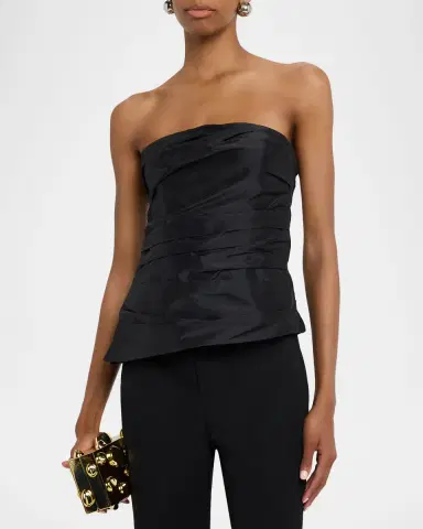SIMKHAI Emerson Ruched Bustier | Thumbnail 4 SIMKHAI Emerson Ruched Bustier | Thumbnail 4