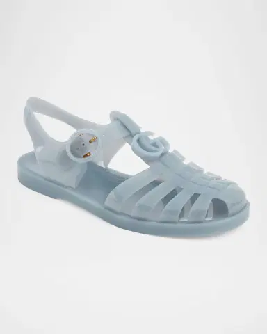 Gucci GG Glossy Jelly Fisherman Sandals | Thumbnail 3 Gucci GG Glossy Jelly Fisherman Sandals | Thumbnail 3