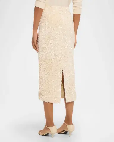 Vince Sequined Velvet Midi Skirt | Thumbnail 2 Vince Sequined Velvet Midi Skirt | Thumbnail 2
