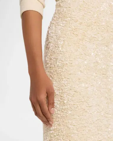 Vince Sequined Velvet Midi Skirt | Thumbnail 5 Vince Sequined Velvet Midi Skirt | Thumbnail 5