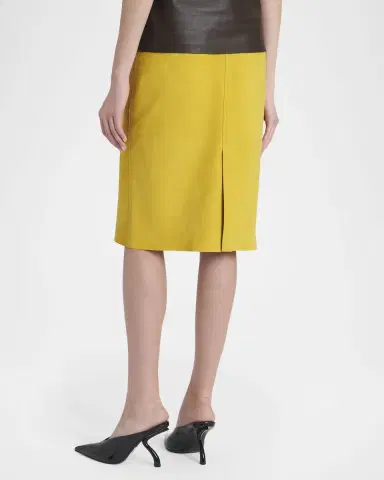 FERRAGAMO Leather Pencil Skirt | Thumbnail 3 FERRAGAMO Leather Pencil Skirt | Thumbnail 3
