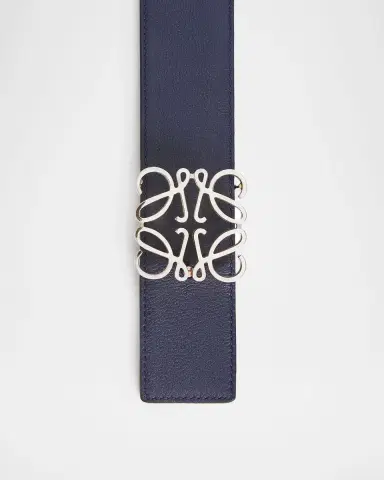 Loewe Men's Reversible Anagram Leather Belt | Thumbnail 3 Loewe Men's Reversible Anagram Leather Belt | Thumbnail 3