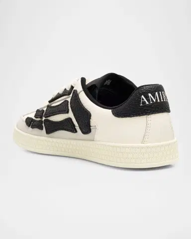 Amiri Kid's Pacific Bones Leather Sneakers, Kids | Thumbnail 2 Amiri Kid's Pacific Bones Leather Sneakers, Kids | Thumbnail 2