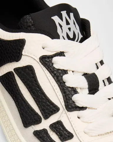 Amiri Kid's Pacific Bones Leather Sneakers, Kids | Thumbnail 3 Amiri Kid's Pacific Bones Leather Sneakers, Kids | Thumbnail 3