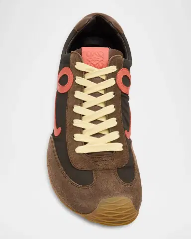 Loewe Men's Ballet Runner 2.0 Nylon & Calfskin Sneakers | Thumbnail 5 Loewe Men's Ballet Runner 2.0 Nylon & Calfskin Sneakers | Thumbnail 5