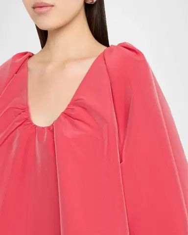 BERNADETTE George Gathered Taffeta Mini Dress | Thumbnail 5 BERNADETTE George Gathered Taffeta Mini Dress | Thumbnail 5