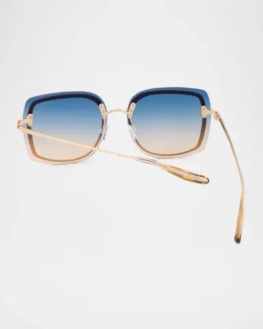 Barton Perreira Halima 65mm Square Titanium Sunglasses | Thumbnail 2 Barton Perreira Halima 65mm Square Titanium Sunglasses | Thumbnail 2
