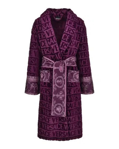 Versace I Heart Logo Terry Bathrobe | Thumbnail 1 Versace I Heart Logo Terry Bathrobe | Thumbnail 1