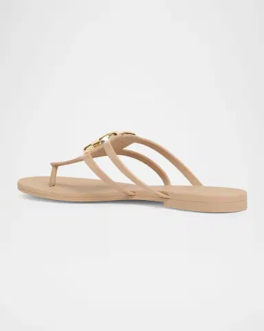 Dolce & Gabbana DG Jelly Flat Thong Sandals | Thumbnail 4 Dolce & Gabbana DG Jelly Flat Thong Sandals | Thumbnail 4