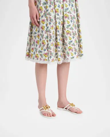 Dolce & Gabbana DG Jelly Flat Thong Sandals | Thumbnail 2 Dolce & Gabbana DG Jelly Flat Thong Sandals | Thumbnail 2