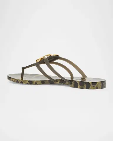 Dolce & Gabbana DG Jelly Flat Thong Sandals | Thumbnail 3 Dolce & Gabbana DG Jelly Flat Thong Sandals | Thumbnail 3