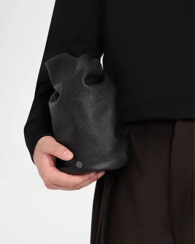 THE ROW Men 's Sporty Leather Drawstring Pouch | Thumbnail 2 THE ROW Men 's Sporty Leather Drawstring Pouch | Thumbnail 2