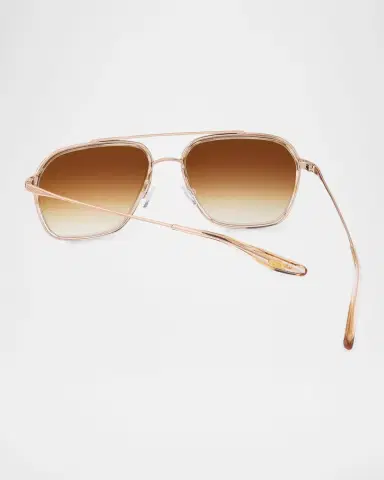Barton Perreira Rizzo 58mm Aviator Titanium Sunglasses | Thumbnail 2 Barton Perreira Rizzo 58mm Aviator Titanium Sunglasses | Thumbnail 2