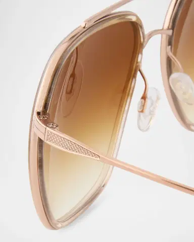 Barton Perreira Rizzo 58mm Aviator Titanium Sunglasses | Thumbnail 5 Barton Perreira Rizzo 58mm Aviator Titanium Sunglasses | Thumbnail 5