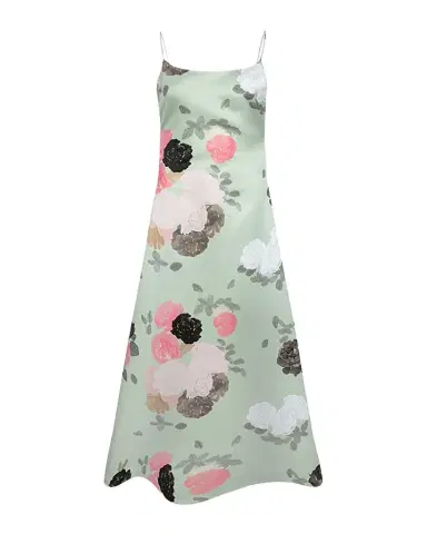 BERNADETTE Nicole Floral Satin Midi Dress | Thumbnail 1 BERNADETTE Nicole Floral Satin Midi Dress | Thumbnail 1