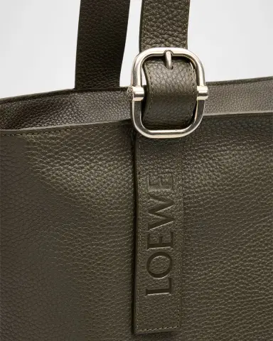 Loewe Men's Loop Zipped Leather Tote Bag | Thumbnail 6 Loewe Men's Loop Zipped Leather Tote Bag | Thumbnail 6