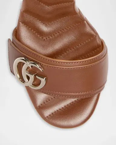 Gucci 95mm GG Marmont Leather Platform Sandals | Thumbnail 5 Gucci 95mm GG Marmont Leather Platform Sandals | Thumbnail 5