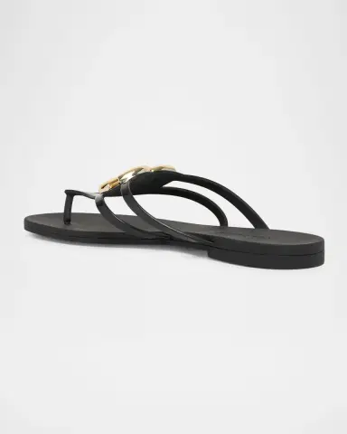 Dolce & Gabbana DG Jelly Flat Thong Sandals | Thumbnail 3 Dolce & Gabbana DG Jelly Flat Thong Sandals | Thumbnail 3