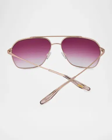 Barton Perreira Rizzo 60mm Aviator Titanium Sunglasses | Thumbnail 4 Barton Perreira Rizzo 60mm Aviator Titanium Sunglasses | Thumbnail 4