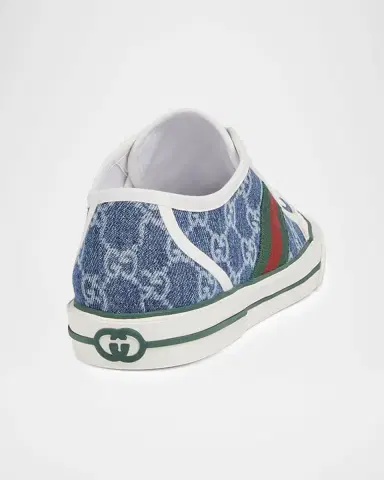 Gucci Tennis 1977 GG Denim Low-Top Sneakers | Thumbnail 3 Gucci Tennis 1977 GG Denim Low-Top Sneakers | Thumbnail 3