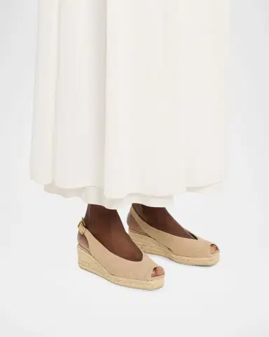 Castañer 50mm Dosalia Canvas Espadrille Wedge Sandals | Thumbnail 2 Castañer 50mm Dosalia Canvas Espadrille Wedge Sandals | Thumbnail 2