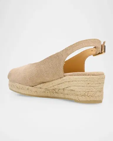 Castañer 50mm Dosalia Canvas Espadrille Wedge Sandals | Thumbnail 4 Castañer 50mm Dosalia Canvas Espadrille Wedge Sandals | Thumbnail 4