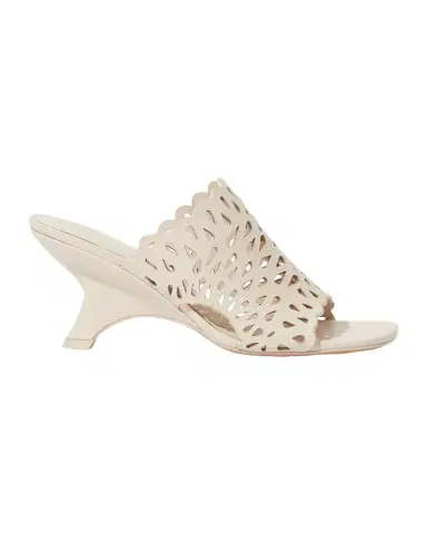 Simkhai Shadow Laser-Cut Leather Mules | Thumbnail 1 Simkhai Shadow Laser-Cut Leather Mules | Thumbnail 1