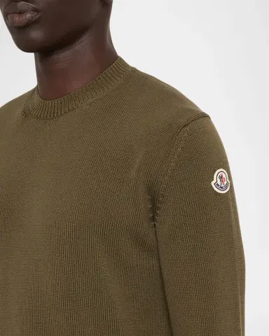 Moncler en's Knit Crewneck Sweater | Thumbnail 5 Moncler en's Knit Crewneck Sweater | Thumbnail 5