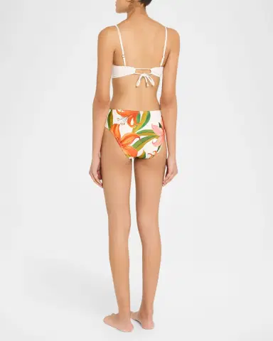La Blanca Jungle Blossoms Bandeau Bikini Top | Thumbnail 3 La Blanca Jungle Blossoms Bandeau Bikini Top | Thumbnail 3