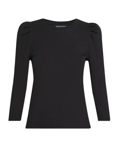 Veronica Beard Britney Puff-Sleeve Cotton Top | Thumbnail 1 Veronica Beard Britney Puff-Sleeve Cotton Top | Thumbnail 1