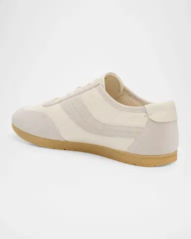 Vince Men's LA Leather & Suede Runner Sneakers | Thumbnail 4 Vince Men's LA Leather & Suede Runner Sneakers | Thumbnail 4