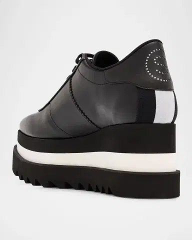 Stella McCartney 80mm Sneak-Elyse Two-Tone Platform Sneakers | Thumbnail 4 Stella McCartney 80mm Sneak-Elyse Two-Tone Platform Sneakers | Thumbnail 4