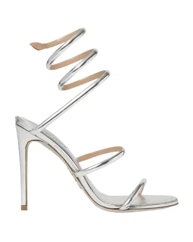 René Caovilla 105mm Cleo Metallic Leather Sandals | Thumbnail 1 René Caovilla 105mm Cleo Metallic Leather Sandals | Thumbnail 1