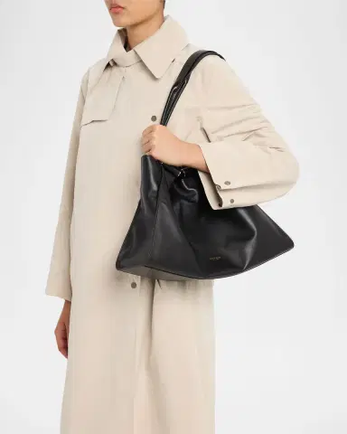 Giorgio Armani Medium Lamb Leather Shopper Tote Bag | Thumbnail 2 Giorgio Armani Medium Lamb Leather Shopper Tote Bag | Thumbnail 2