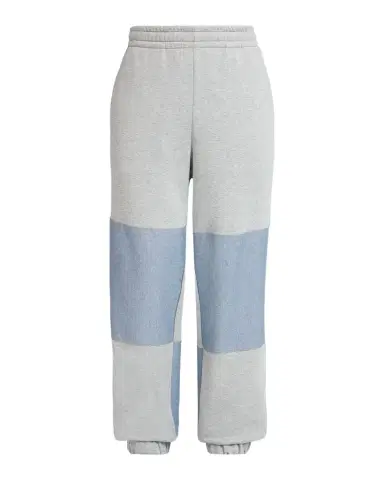 Moncler Men's Color Block Cotton Denim Sweatpants | Thumbnail 1 Moncler Men's Color Block Cotton Denim Sweatpants | Thumbnail 1