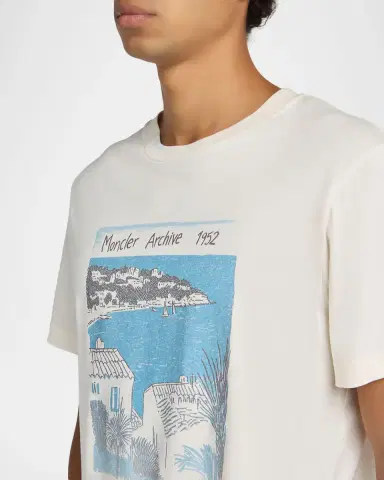 Moncler Men's Archive 1952 Cotton T-Shirt | Thumbnail 5 Moncler Men's Archive 1952 Cotton T-Shirt | Thumbnail 5