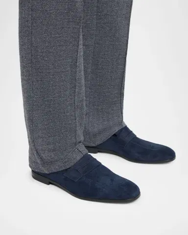 Tom Ford Men's Sean Suede Penny Loafers | Thumbnail 2 Tom Ford Men's Sean Suede Penny Loafers | Thumbnail 2