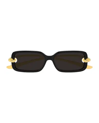 Bottega Veneta 56mm Acetate & Metal Rectangular Sunglasses | Thumbnail 1 Bottega Veneta 56mm Acetate & Metal Rectangular Sunglasses | Thumbnail 1