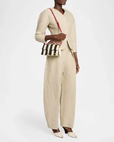 Jacquemus Le Grand Bambino Striped Top-Handle Bag | Thumbnail 5 Jacquemus Le Grand Bambino Striped Top-Handle Bag | Thumbnail 5