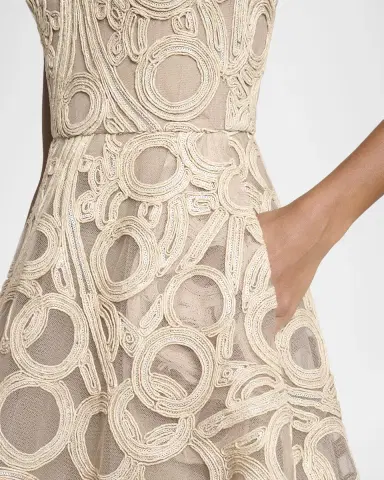 Elie Saab Strapless Sequin Embroidered Tulle Gown | Thumbnail 5 Elie Saab Strapless Sequin Embroidered Tulle Gown | Thumbnail 5