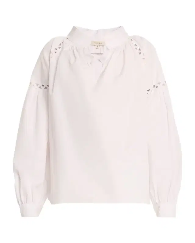 Soutache-Inset Cotton Poplin Shirt Soutache-Inset Cotton Poplin Shirt