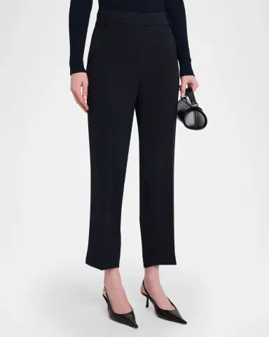 Vince Mid-Rise Tapered Pull-On Pants | Thumbnail 4 Vince Mid-Rise Tapered Pull-On Pants | Thumbnail 4