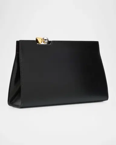 Jacquemus Le Salon Rond Carre Leather Clutch Bag | Thumbnail 3 Jacquemus Le Salon Rond Carre Leather Clutch Bag | Thumbnail 3
