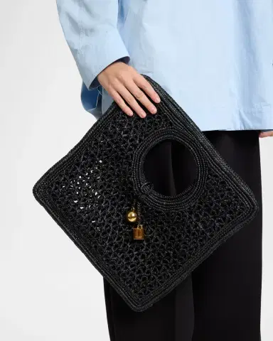 Jacquemus Le Petit Carre Raffia Top-Handle Bag | Thumbnail 3 Jacquemus Le Petit Carre Raffia Top-Handle Bag | Thumbnail 3