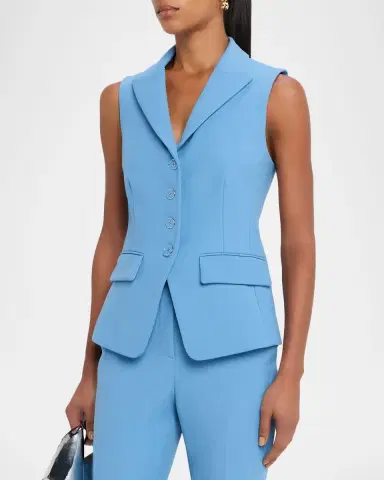 Veronica Beard Benny Tailored Vest | Thumbnail 4 Veronica Beard Benny Tailored Vest | Thumbnail 4