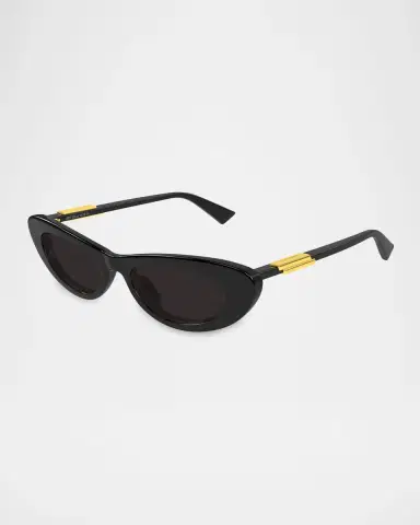 Bottega Veneta 51mm Acetate Oval Sunglasses | Thumbnail 2 Bottega Veneta 51mm Acetate Oval Sunglasses | Thumbnail 2