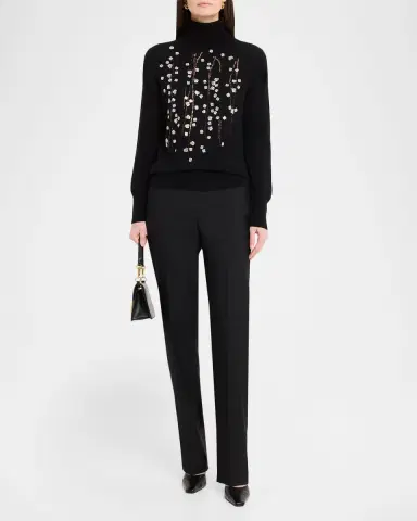 Libertine Sakura Cashmere Slim Turtleneck Sweater | Thumbnail 2 Libertine Sakura Cashmere Slim Turtleneck Sweater | Thumbnail 2